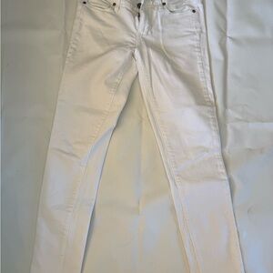 Paige Skyline ankle peg white Skinny Jeans